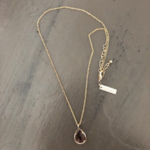 LIKE NEW Kendra Scott Kiri Amethyst Gold Necklace
